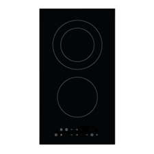 Plaque de cuisson vitrocéramique encastrée de 30 cm avec 2 zones de cuisson